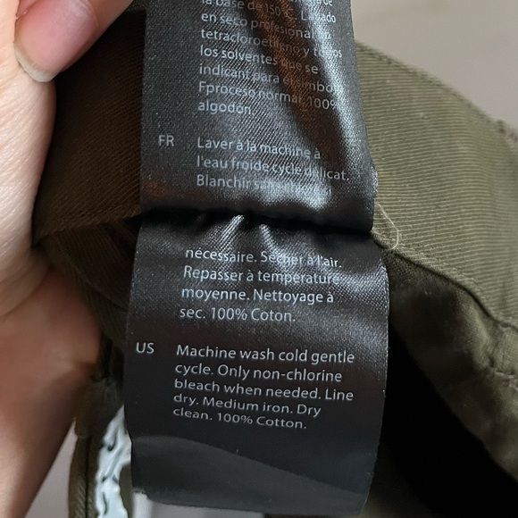 COS Men’s Green Cotton Pants Size 38 R - Picture 10 of 10